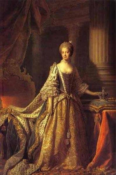 Portrait of queen charlotte 1761 62 xx collection uk